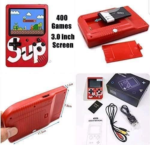 Portable Led Screen 400 in 1sup Video Game , Classic Retro Game Box Toy